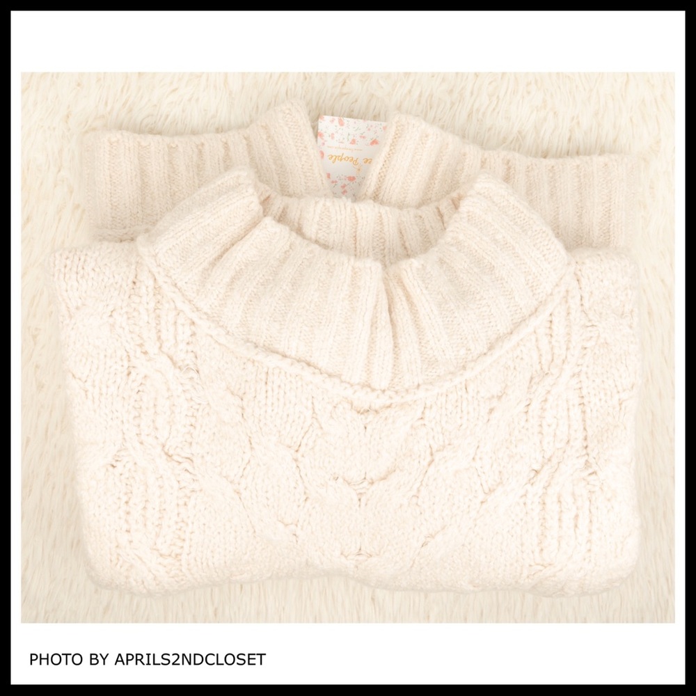 FREE PEOPLE BOHO PULLOVER LUXE KNIT SWEATER A2C - Picture 5 of 15